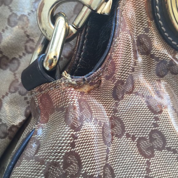 GUCCI HYSTERIA HOBO SATCHEL - Picture 7 of 9
